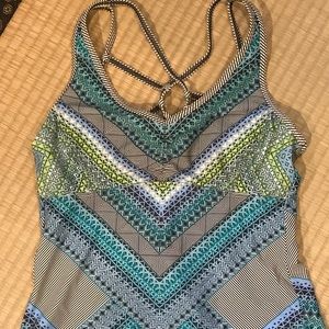 Prana Dreaming Tankini Swimsuit Top. Size Small.